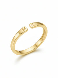 Pulsera Amor Inicial Ajustable Dorada