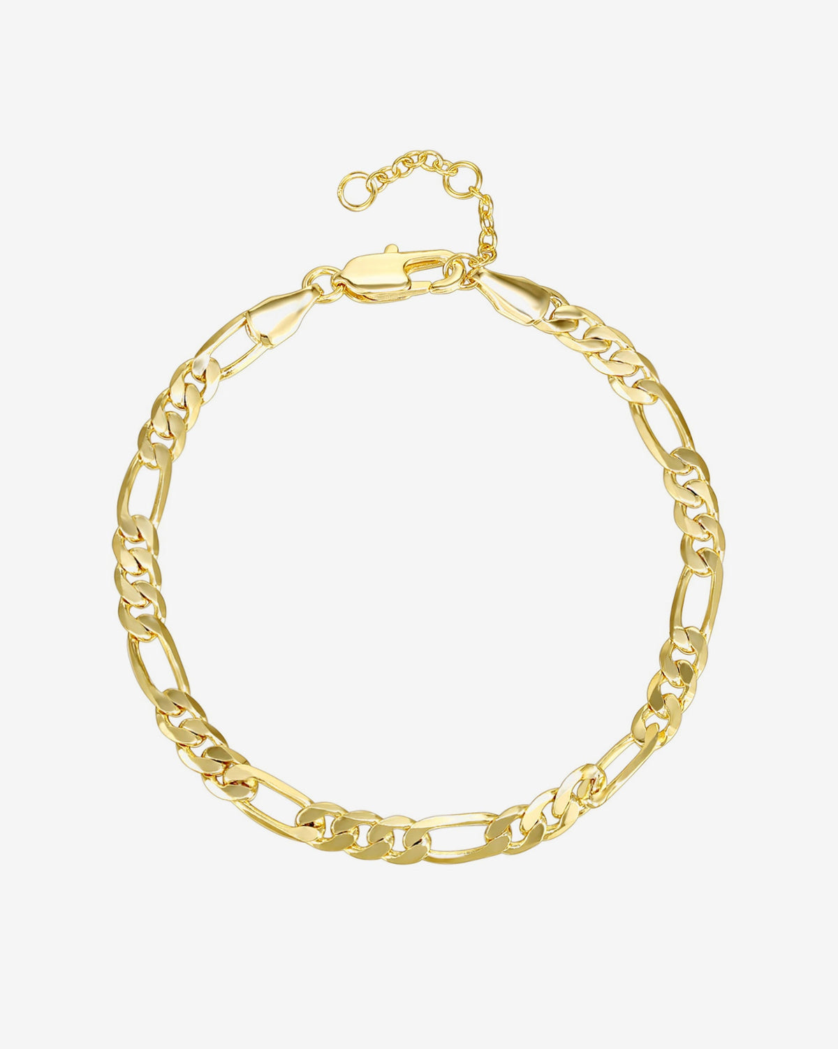 Figaro Chain Bracelet de PAVOI