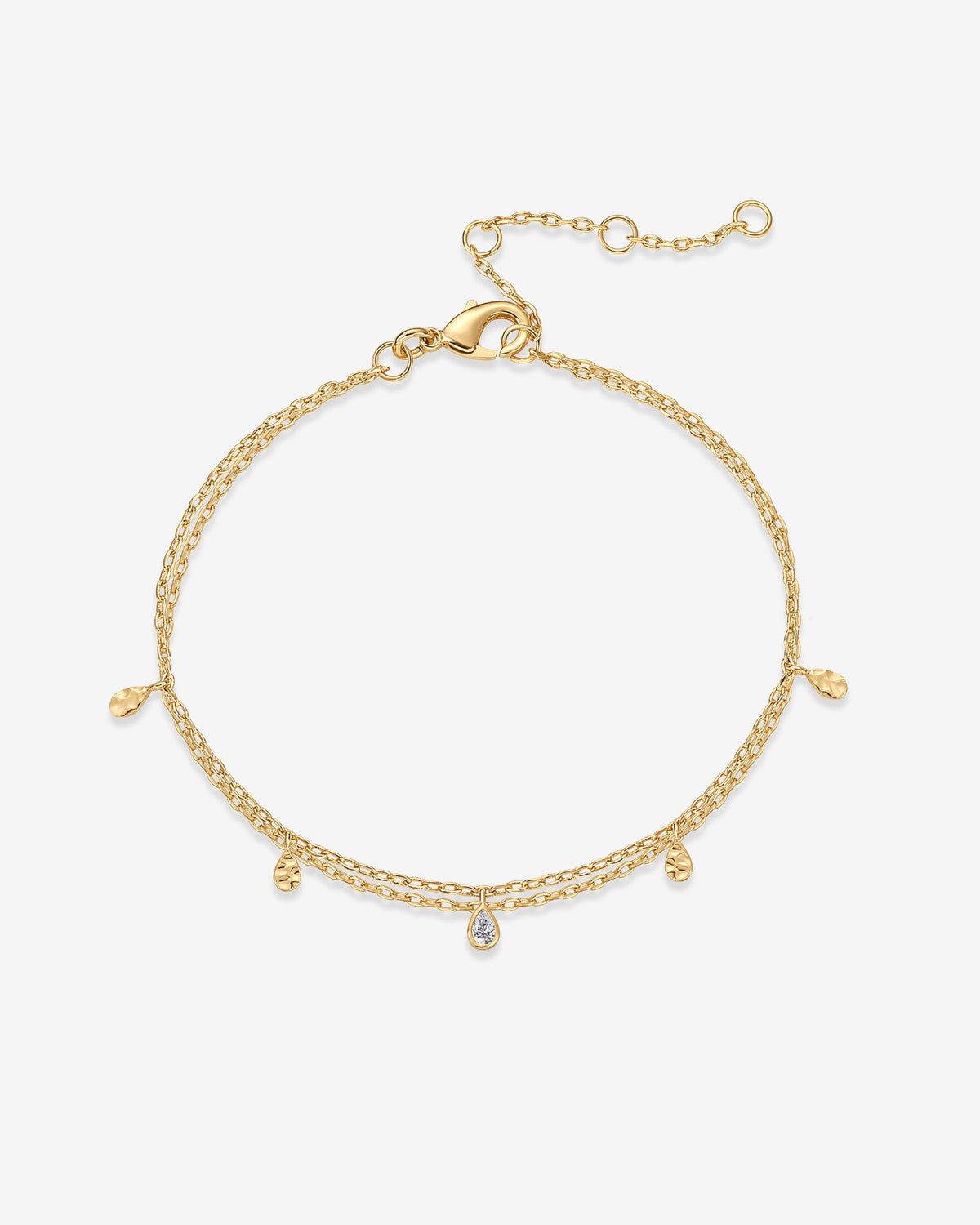 Double Wrap Charm Bracelet de PAVOI