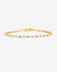 Baguette Tennis Bracelet de PAVOI