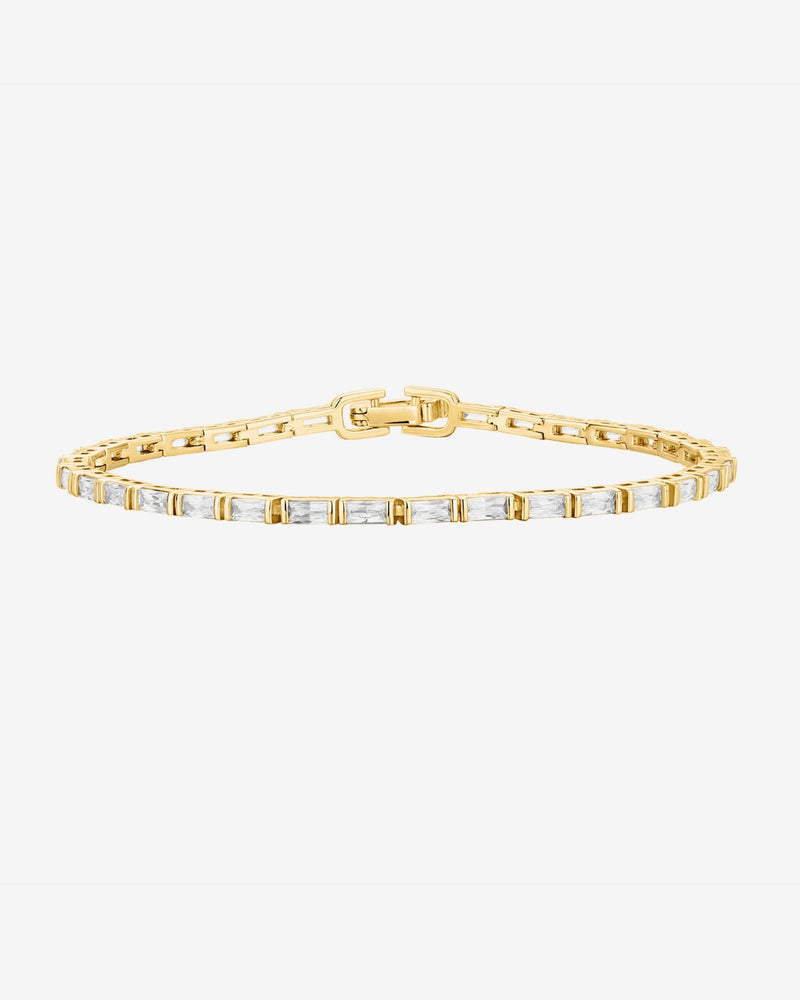 Baguette Tennis Bracelet de PAVOI