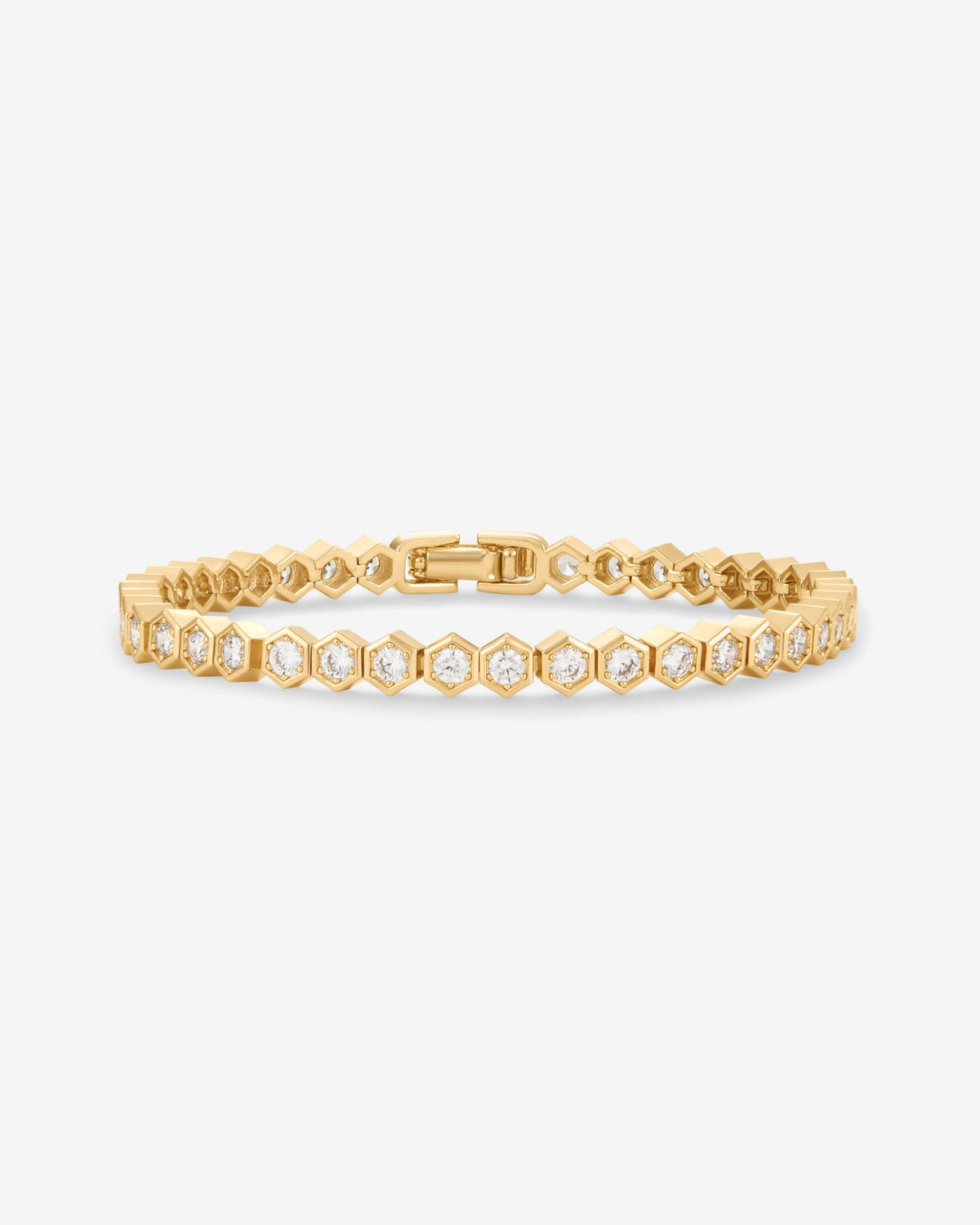 Honeycomb Tennis Bracelet de PAVOI