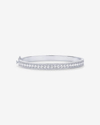 Classic Cubic Zirconia Bangle Bracelet de Jessys