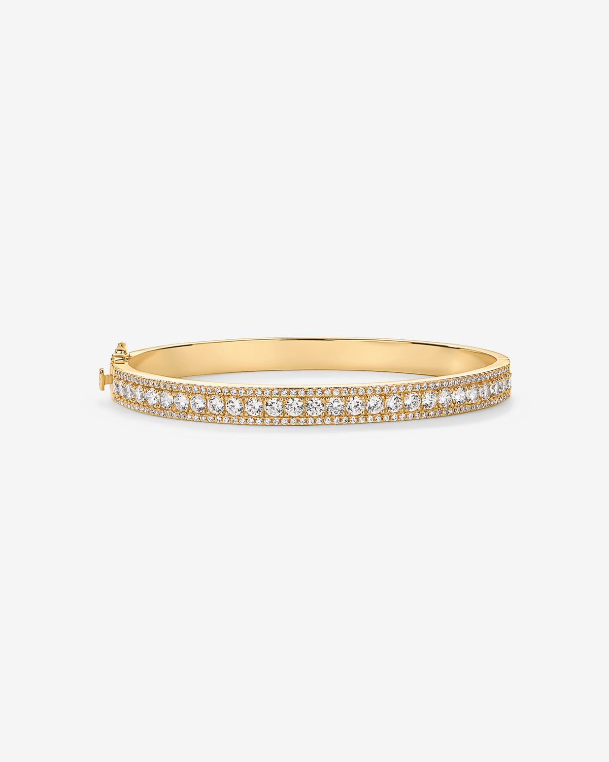 Classic Cubic Zirconia Bangle Bracelet de PAVOI