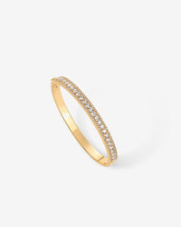Classic Cubic Zirconia Bangle Bracelet de Jessys