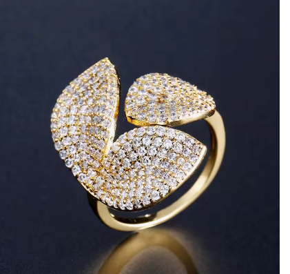 Anillo Pétalo dorado: fotografía del producto