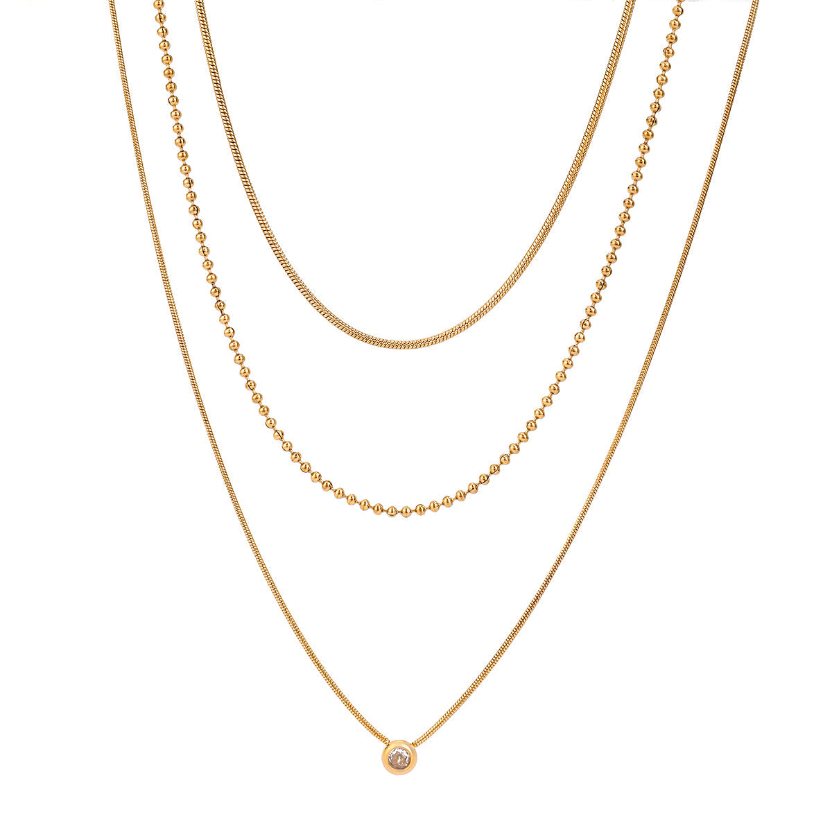 Collar Sonia Dorada — imagen 1