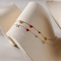Collar personalizado Jessys con inicial, corazón, piedra de nacimiento y signo del zodiaco