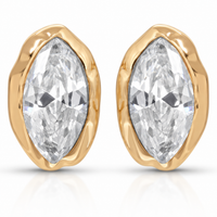 Pendientes Elara transparente