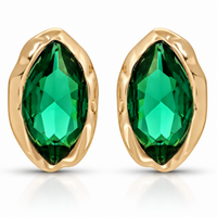 Pendientes Elara verde