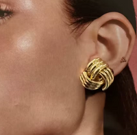 Pendientes Nudo dorados - original