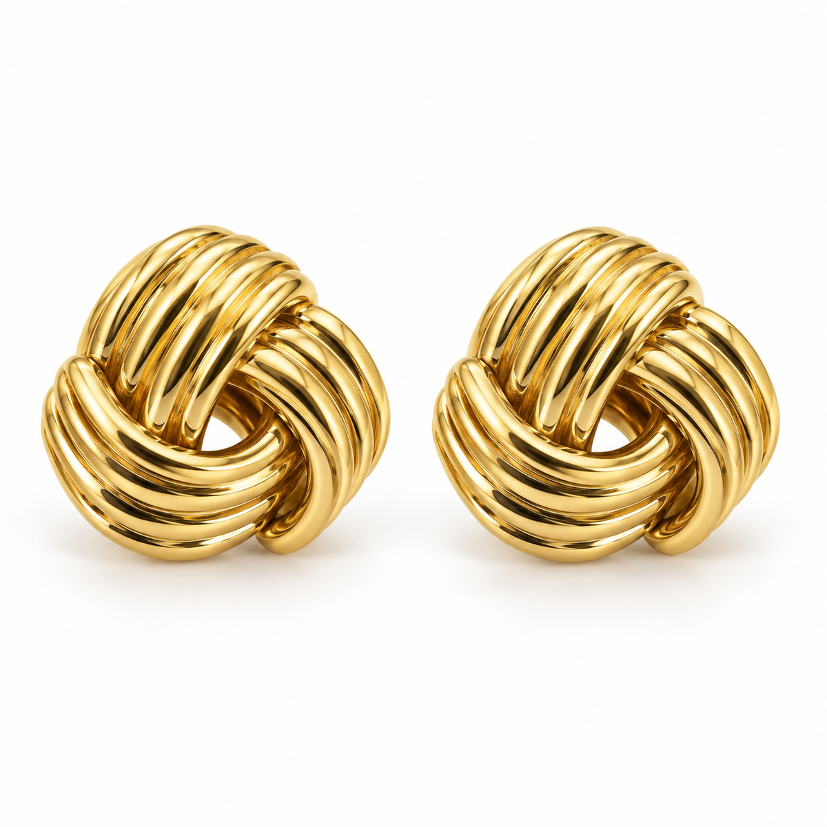 Pendientes Nudo dorados - producto